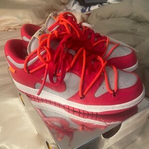Nike Off-White Dunk Low “University Red”